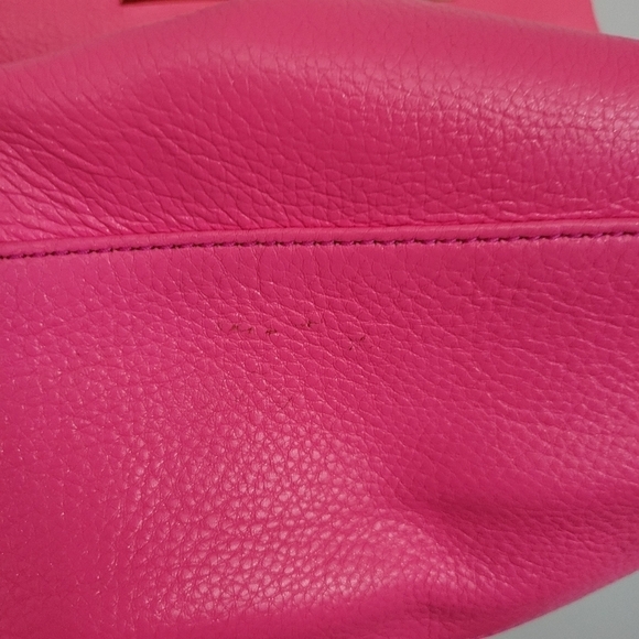 Kate Spade Phoebe Neon Pink Shoulder Bag Purse Chain Strap Girly Summer Spring - Picture 8 of 14